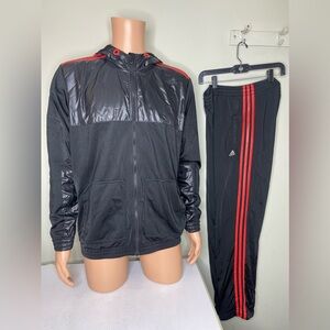 Adidas Tracksuit - Hooded Tracksuit Jacket and Pants Set